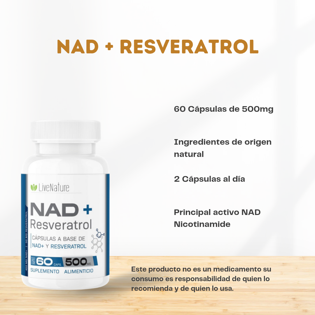 NAD + Resveratrol LiveNature