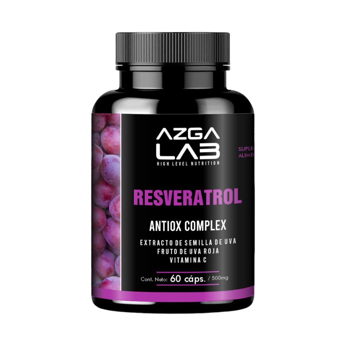 Resveratrol Antiox Complex 60 Cápsulas Azga Lab