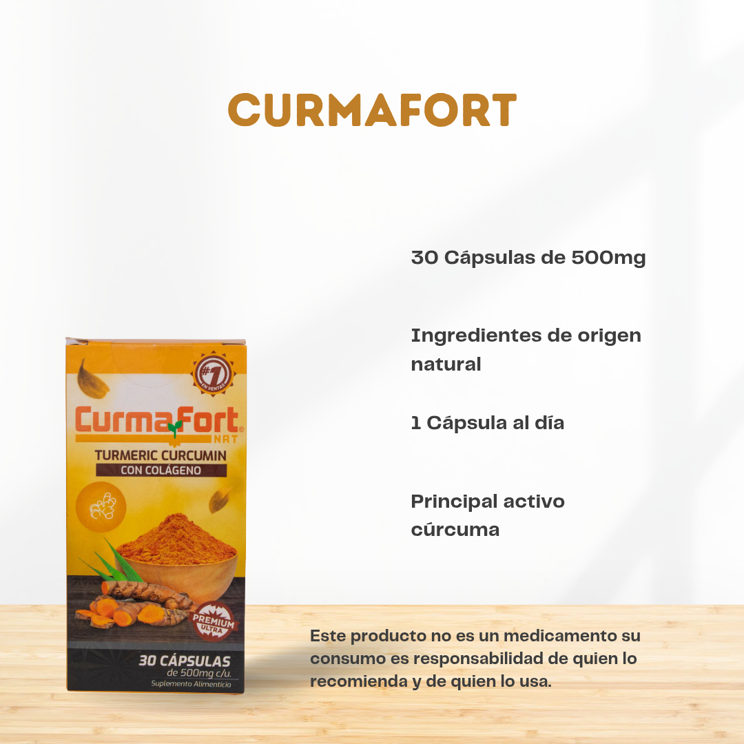 Cúrcuma Curmafort 30 Cápsulas